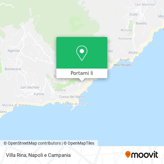 Mappa Villa Rina