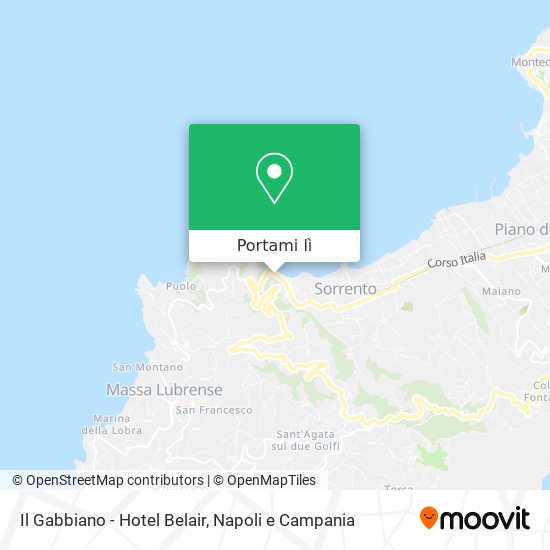 Mappa Il Gabbiano - Hotel Belair