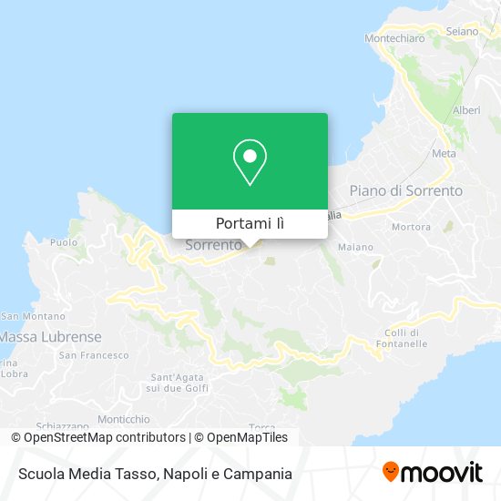 Mappa Scuola Media Tasso