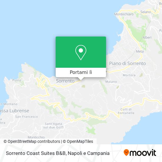 Mappa Sorrento Coast Suites B&B
