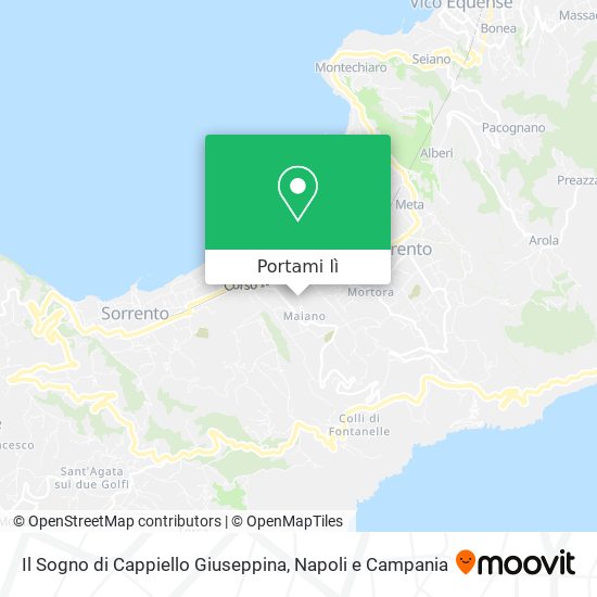 Mappa Il Sogno di Cappiello Giuseppina
