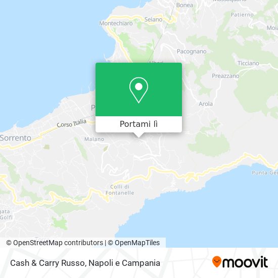 Mappa Cash & Carry Russo