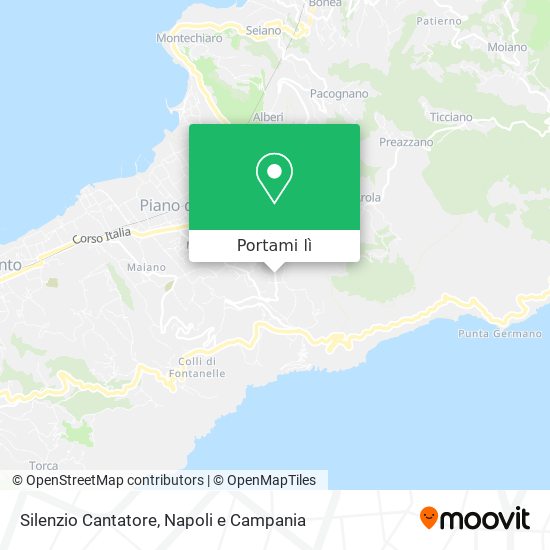 Mappa Silenzio Cantatore