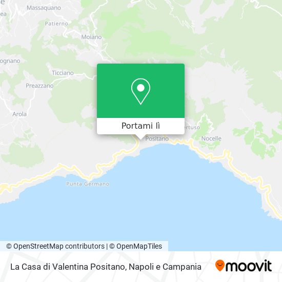 Mappa La Casa di Valentina Positano