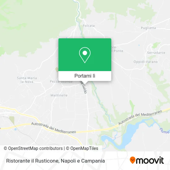 Mappa Ristorante il Rusticone