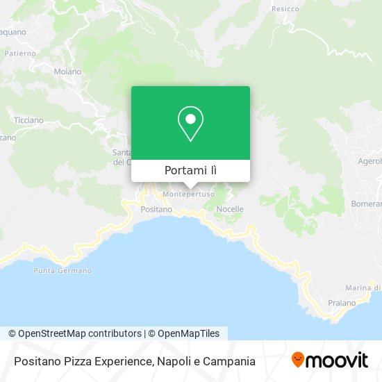 Mappa Positano Pizza Experience