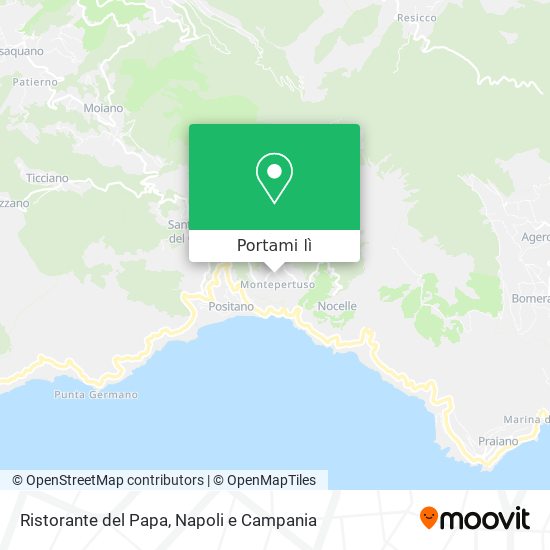 Mappa Ristorante del Papa