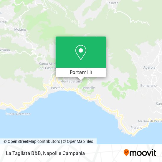 Mappa La Tagliata B&B