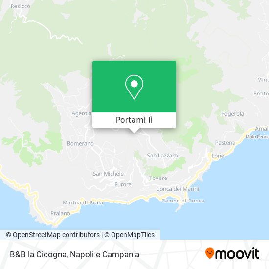 Mappa B&B la Cicogna