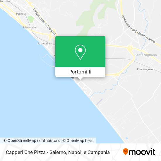 Mappa Capperi Che Pizza - Salerno