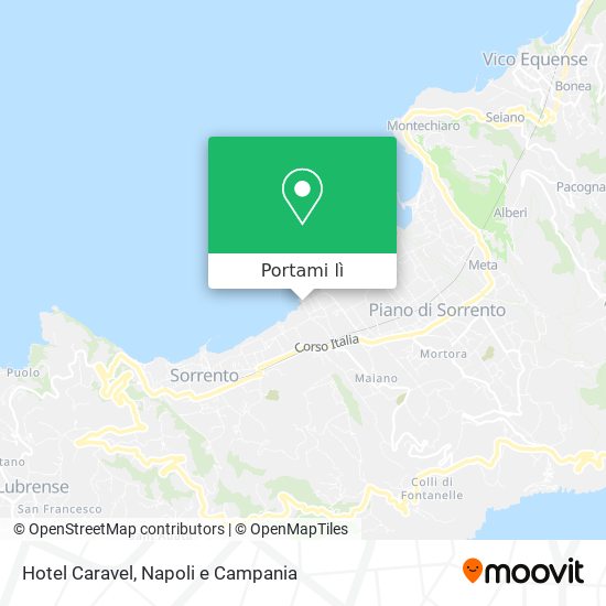 Mappa Hotel Caravel