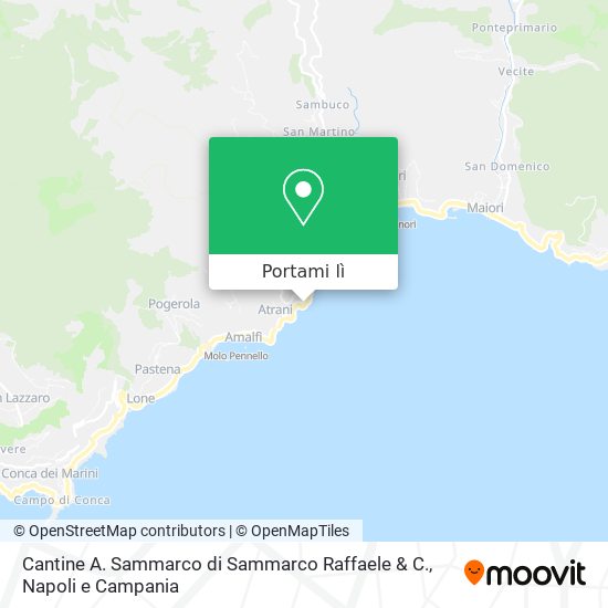 Mappa Cantine A. Sammarco di Sammarco Raffaele & C.