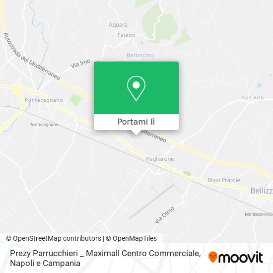 Mappa Prezy Parrucchieri _ Maximall Centro Commerciale