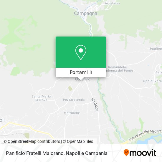 Mappa Panificio Fratelli Maiorano