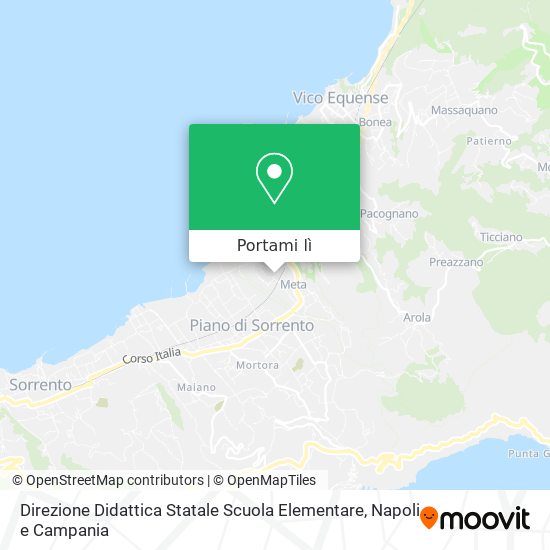 Mappa Direzione Didattica Statale Scuola Elementare
