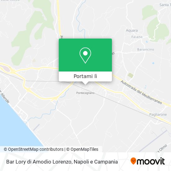 Mappa Bar Lory di Amodio Lorenzo