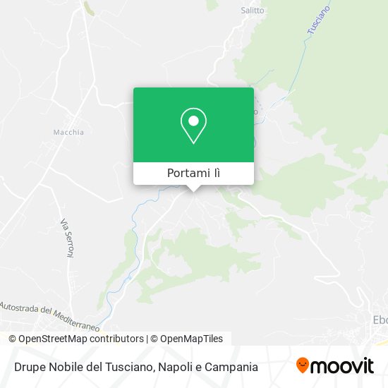 Mappa Drupe Nobile del Tusciano