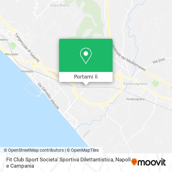 Mappa Fit Club Sport Societa' Sportiva Dilettantistica