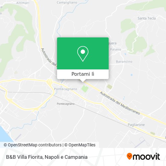 Mappa B&B Villa Fiorita