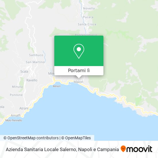 Mappa Azienda Sanitaria Locale Salerno