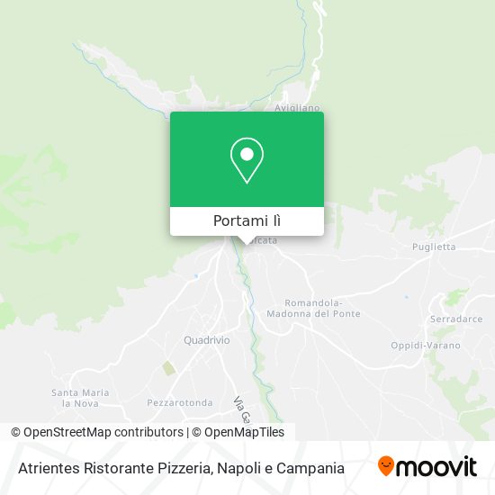 Mappa Atrientes Ristorante Pizzeria