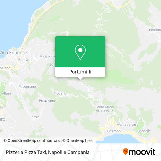 Mappa Pizzeria Pizza Taxi