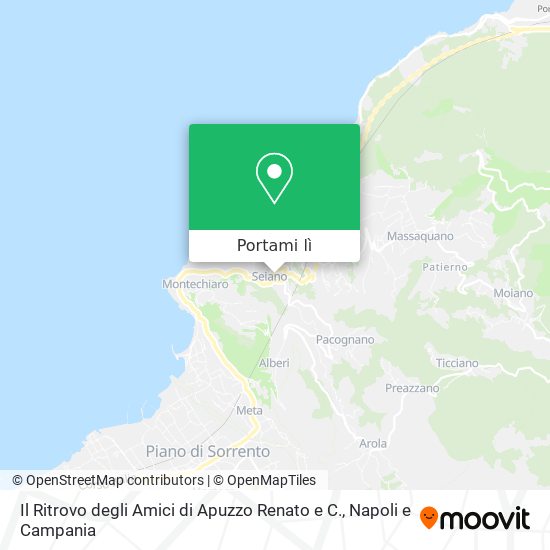 Mappa Il Ritrovo degli Amici di Apuzzo Renato e C.