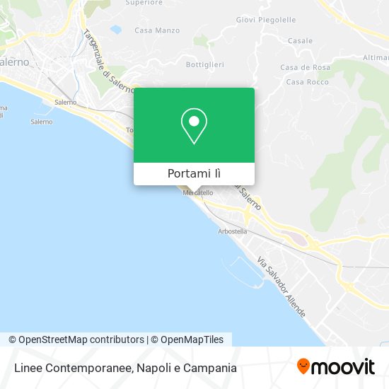 Mappa Linee Contemporanee