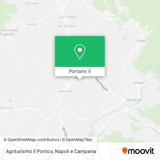 Mappa Agriturismo il Portico