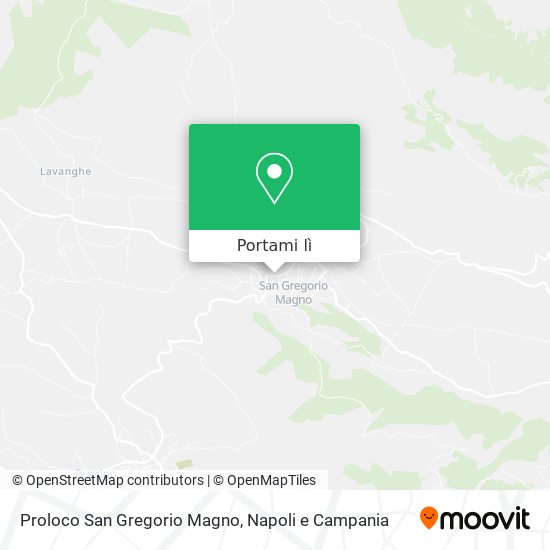 Mappa Proloco San Gregorio Magno