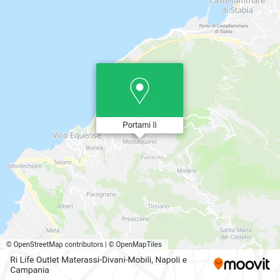 Mappa Ri Life Outlet Materassi-Divani-Mobili