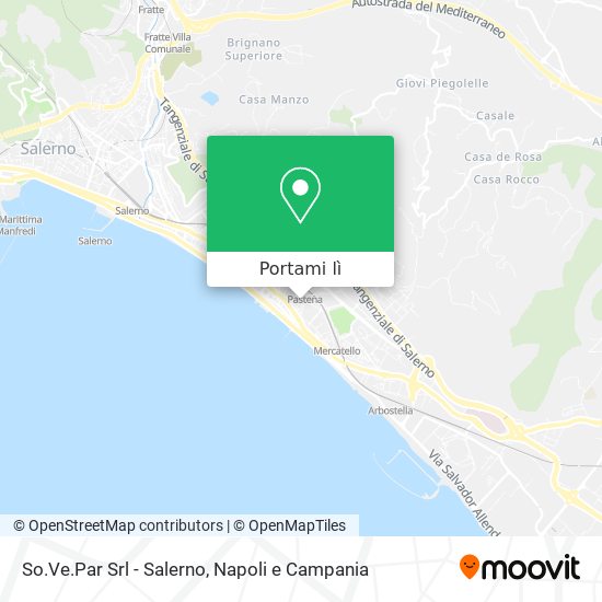 Mappa So.Ve.Par Srl - Salerno