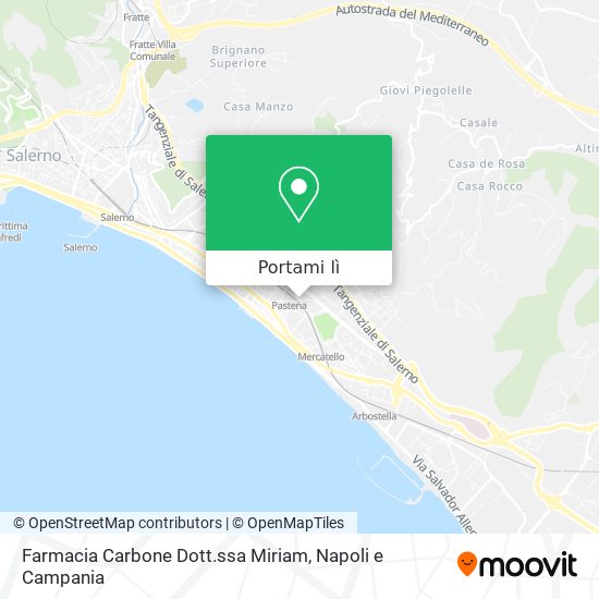 Mappa Farmacia Carbone Dott.ssa Miriam