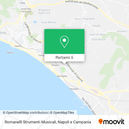 Mappa Romanelli Strumenti Musicali