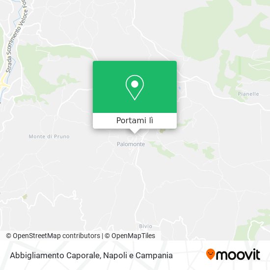 Mappa Abbigliamento Caporale