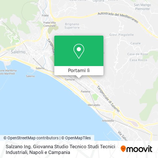 Mappa Salzano Ing. Giovanna Studio Tecnico Studi Tecnici Industriali