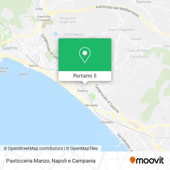 Mappa Pasticceria Manzo