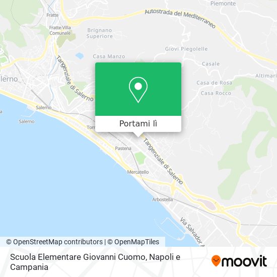 Mappa Scuola Elementare Giovanni Cuomo