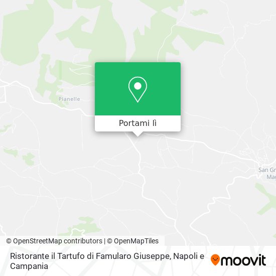Mappa Ristorante il Tartufo di Famularo Giuseppe