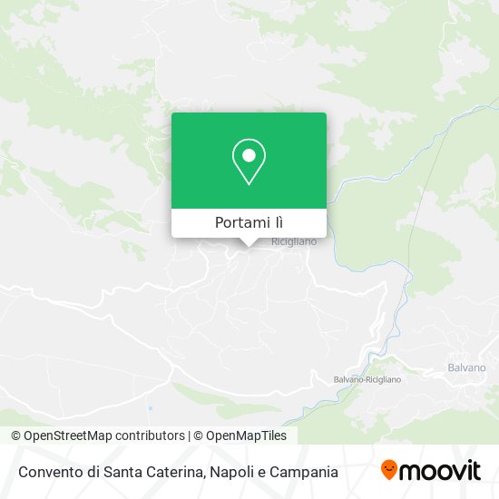 Mappa Convento di Santa Caterina