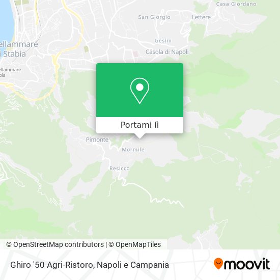 Mappa Ghiro '50 Agri-Ristoro