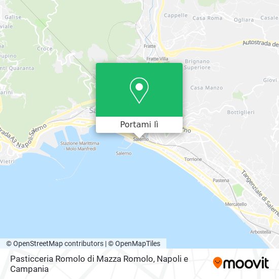 Mappa Pasticceria Romolo di Mazza Romolo