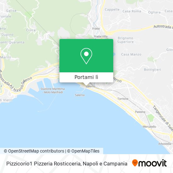 Mappa Pizzicorio1 Pizzeria Rosticceria