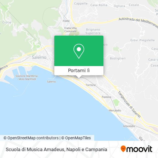 Mappa Scuola di Musica Amadeus