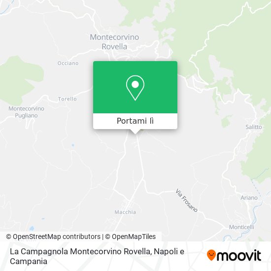 Mappa La Campagnola Montecorvino Rovella