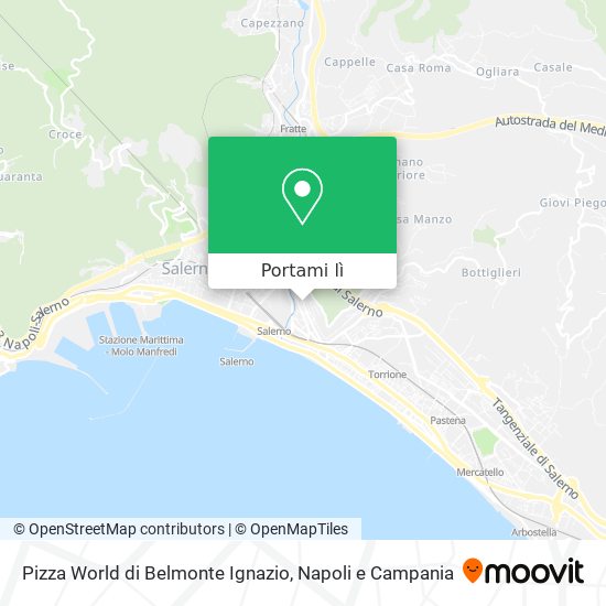 Mappa Pizza World di Belmonte Ignazio