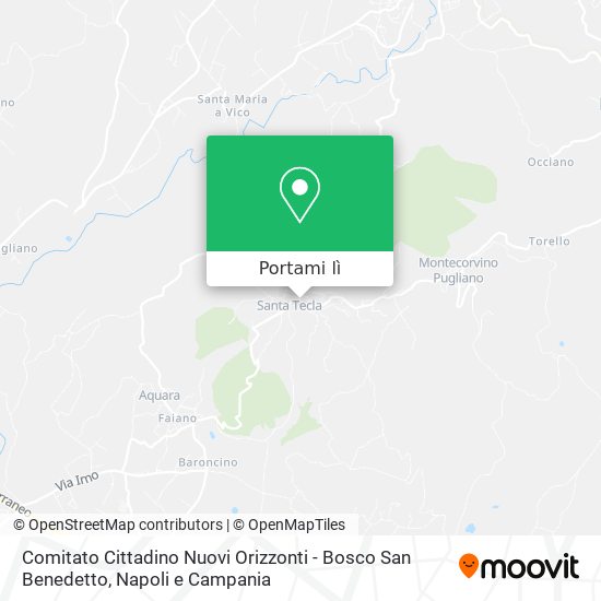 Mappa Comitato Cittadino Nuovi Orizzonti - Bosco San Benedetto