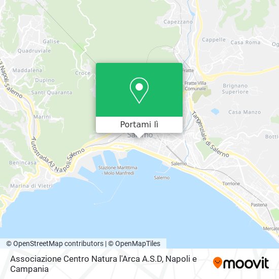 Mappa Associazione Centro Natura l'Arca A.S.D