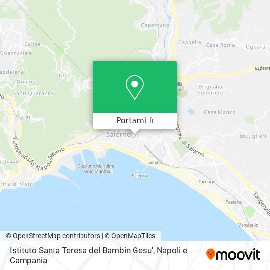 Mappa Istituto Santa Teresa del Bambin Gesu'