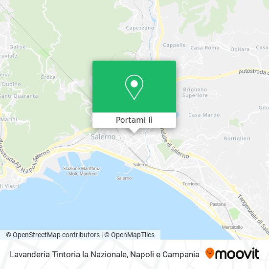 Mappa Lavanderia Tintoria la Nazionale